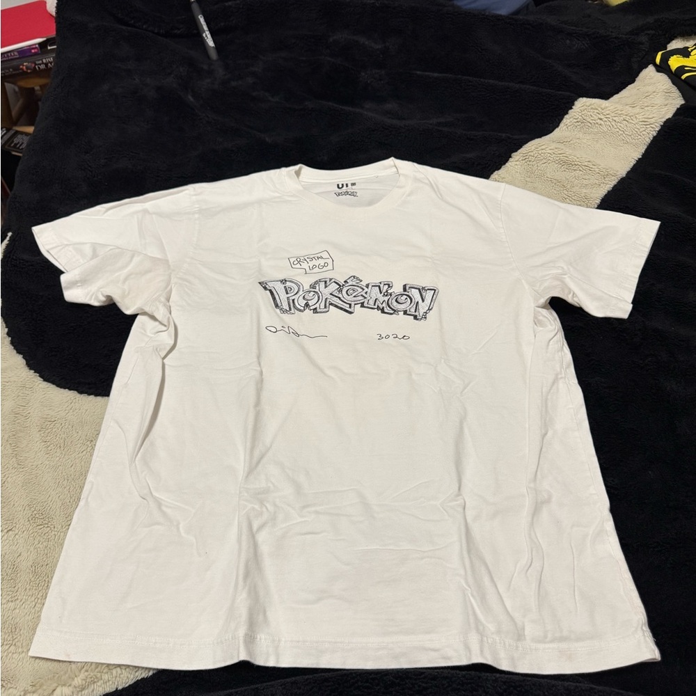 Uniqlo x Pokémon x Daniel Arsham White Graphic T-Shirt